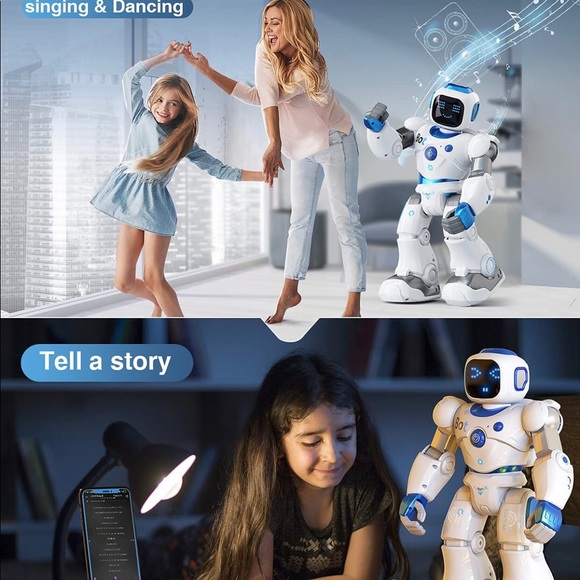 Ruko Smart Robot Kids Large Programmable Interactive RC Robot with Voice Control - Picture 6 of 17